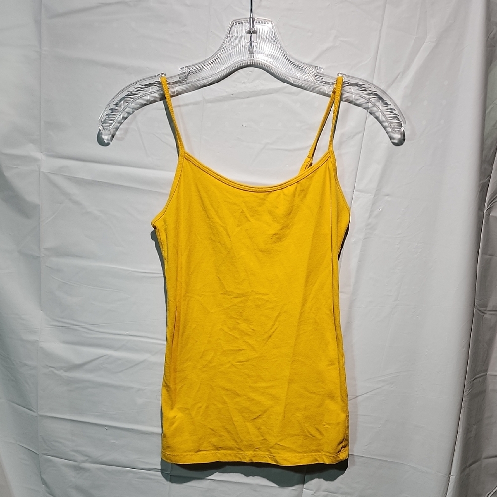 Forever 21 Yellow Women's Spaghetti Strap Tank Top